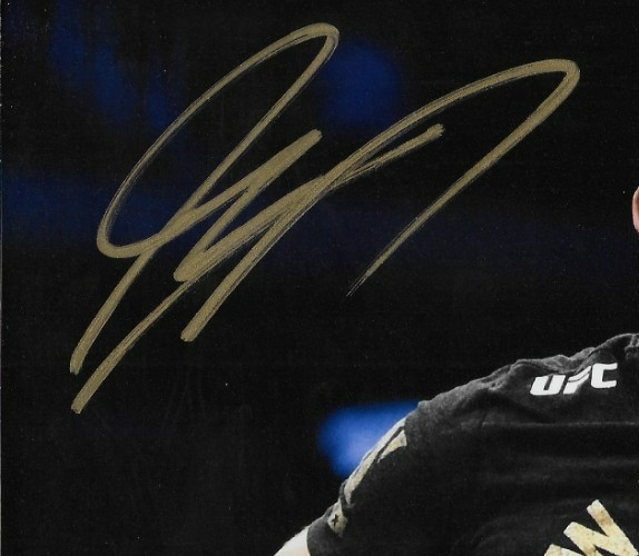 Signed Georges St Pierre UFC Autographed 8x10 Photo #4 with JSA Private Signing