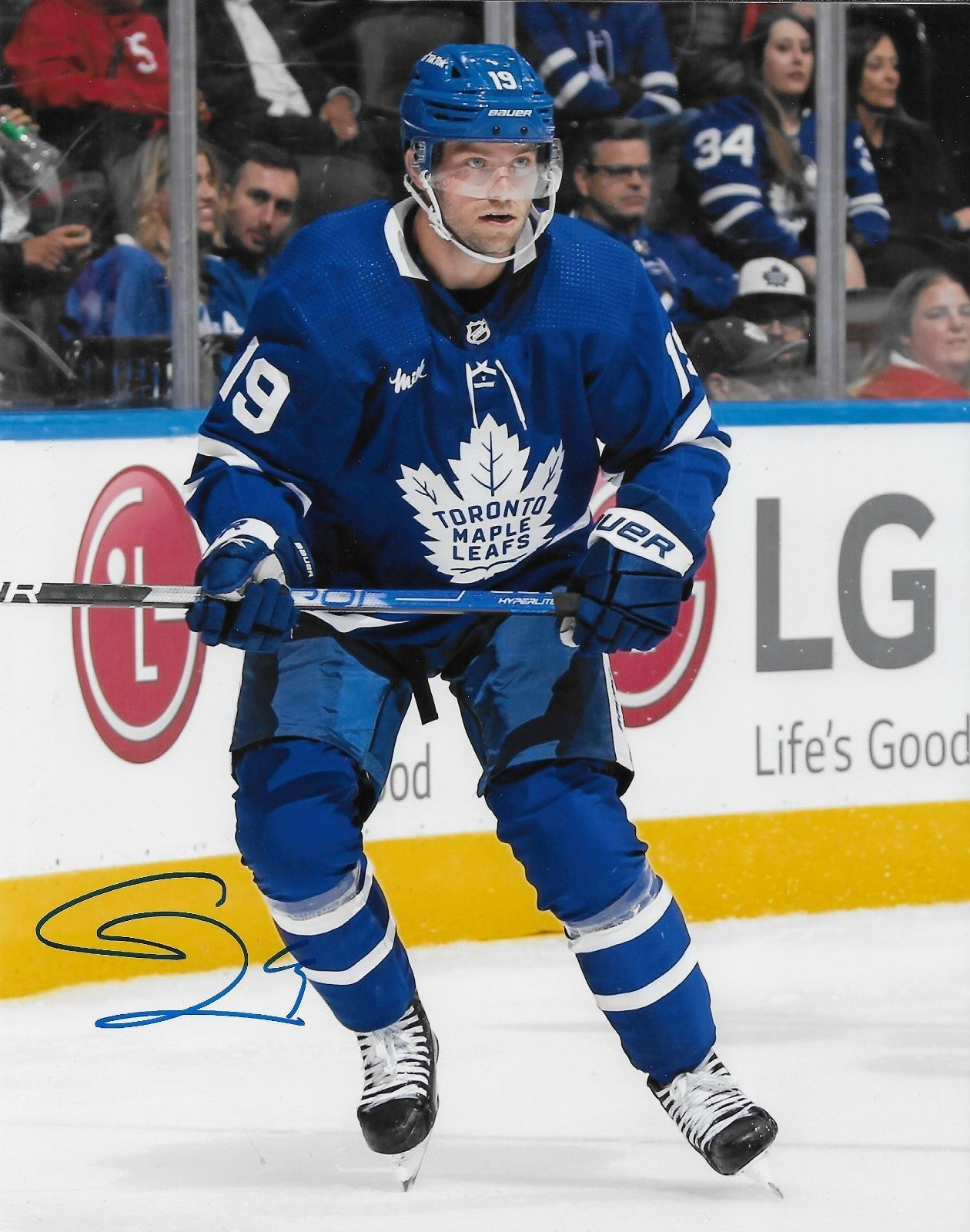 Signed Calle Jarnkrok Toronto Maple Leafs Autographed 8x10 Photo #1 Original