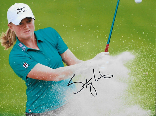 Autographed Stacy Lewis LPGA Golf  8x10 Photo Original