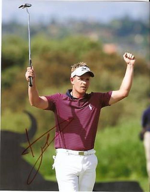 Autographed Luke Donald PGA Golf 8x10 Photo Original
