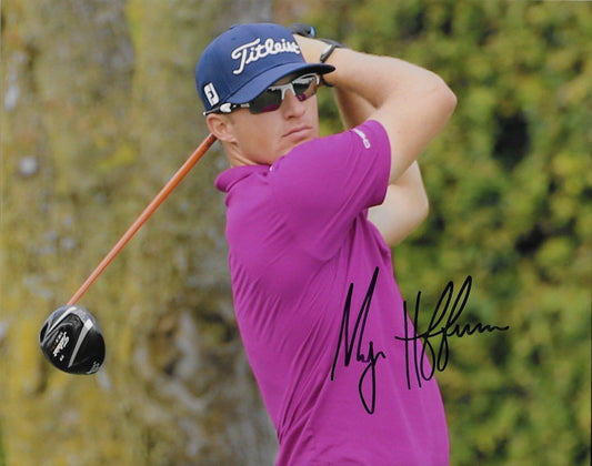 Autographed Morgan Hoffman PGA Golf 8x10 Photo Original