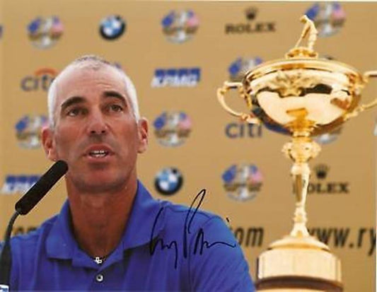 Autographed Corey Pavin PGA Golf 2010 Ryder Cup 8x10 Photo Original