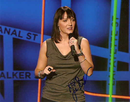 Photo autographiée de Jen Kirkman, Chelsea Lately Funny or Die 8x10