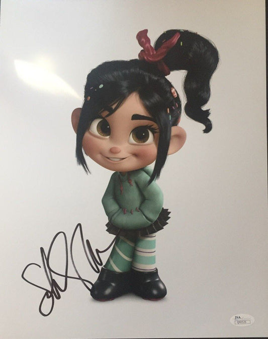 Autographed Sarah Silverman signed Wreck it Ralph 11x14 w/JSA 2