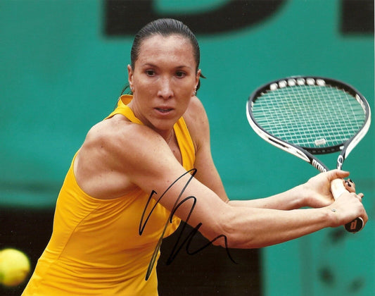 Photo originale autographiée de Jelena Jankovic Tennis 8x10