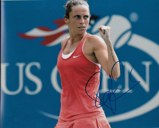 Photo originale autographiée de Roberta Vinci Tennis 8x10 #3
