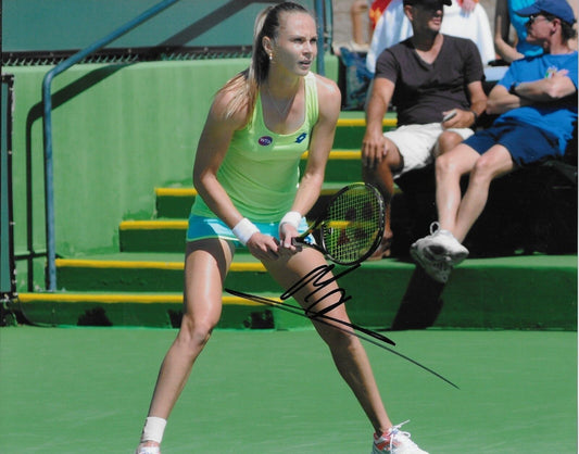 Photo originale autographiée de Magdalena Rybarikova Tennis 8x10