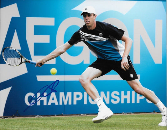 Photo originale autographiée de Sam Querrey ATP Tennis 8x10