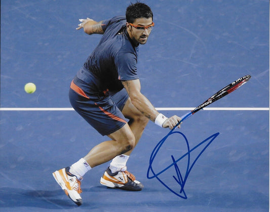 Photo originale autographiée de Janko Tipsarevic ATP Tennis 8x10