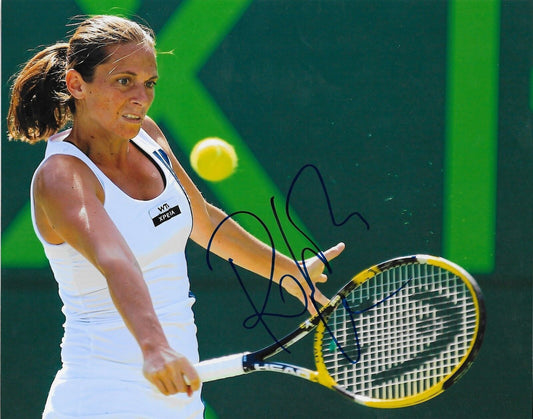 Photo originale autographiée de Roberta Vinci Tennis 8x10 #2