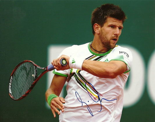 Photo originale autographiée de Jürgen Melzer Tennis 8x10