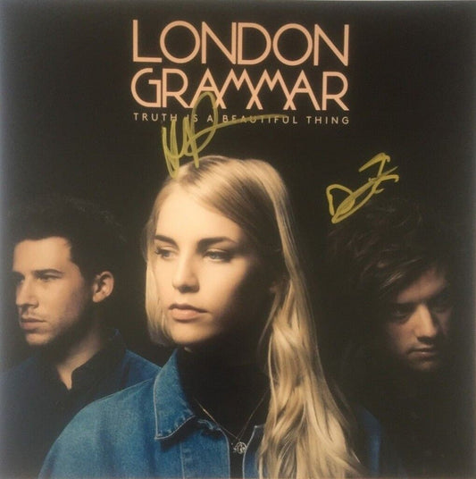 Autographed London Grammar signed Truth is a 12x12 photo Hannah Original