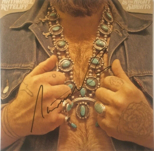 Autographed Nathaniel Rateliff signed  12x12 PHOTO