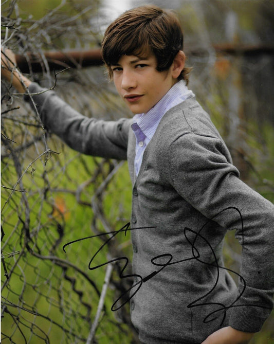 Autographed Actor Tye Sheridan X-Men 8x10 Photo #4 Original