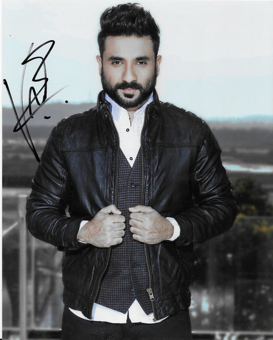 Photo originale autographiée de Vir Das, 8x10