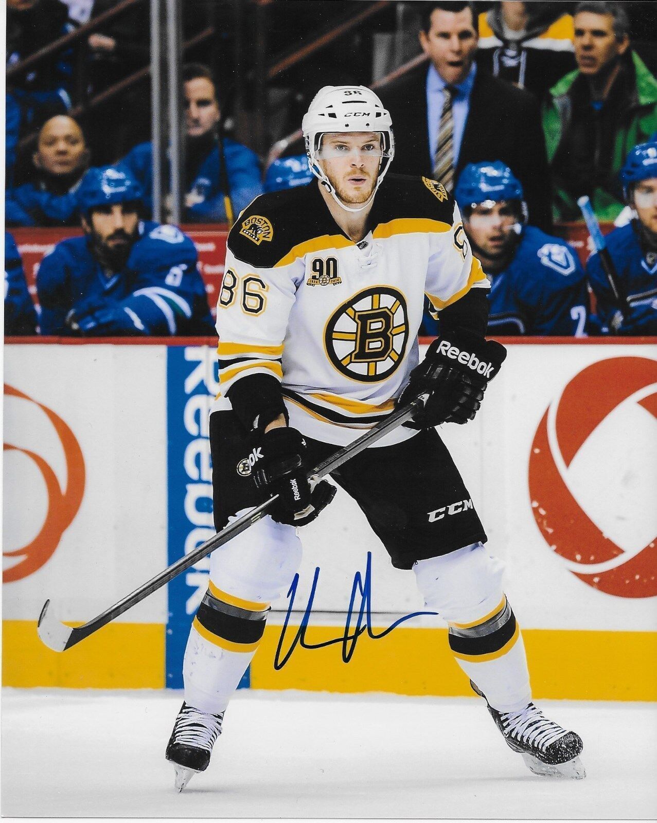 Autographed Boston Bruins Kevan Miller 8x10 Photo