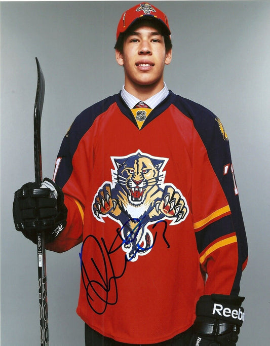 Autographed Jonathan Racine Florida Panthers 8x10 Photo Original