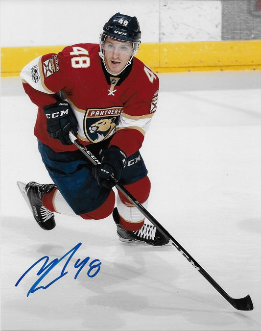 Autographed Michael Sgarbossa Florida Panthers 8x10 Photo Original
