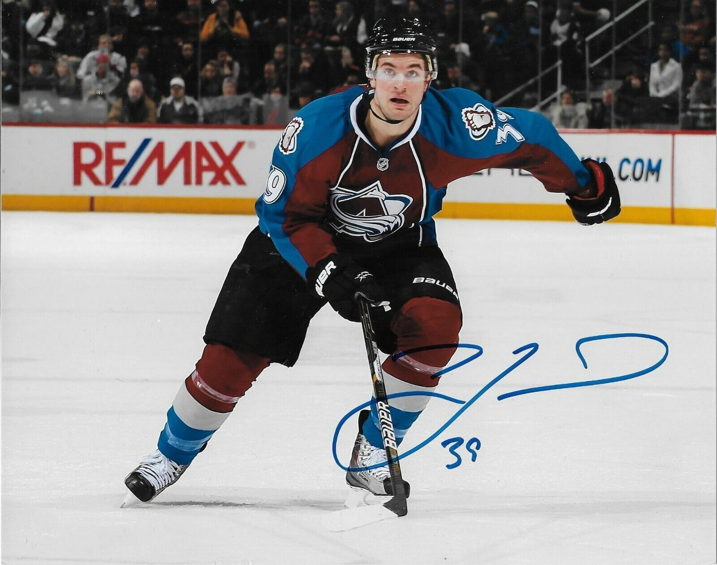Autographed Colorado Avalanche TJ Galiardi 8x10 Photo Original