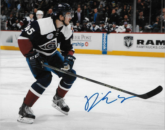 Autographed Colorado Avalanche Dennis Everberg 8x10 Photo Original