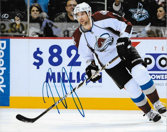 Autographed Colorado Avalanche Ryan O'Byrne 8x10 Photo Original