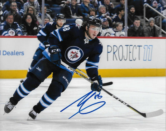 Signed Brendan Lemieux Winnipeg Jets Autographed 8x10 Photo #1 Original