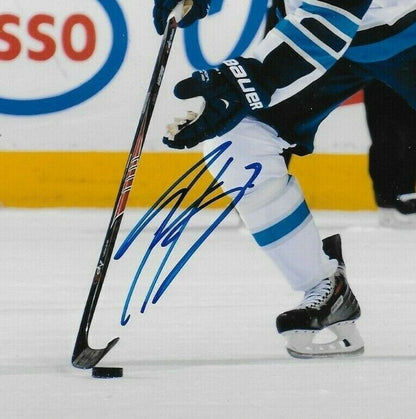 Autographed Winnipeg Jets Evander Kane 8x10 Photo #2 Original