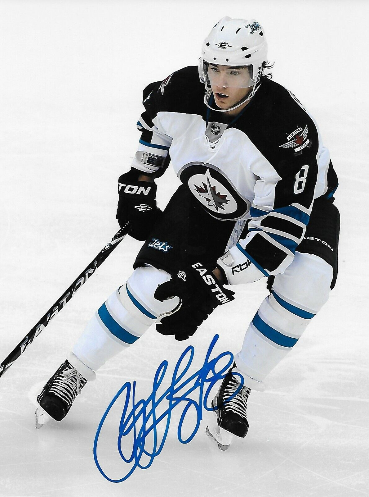 Signed Alexander Alex Burmistrov Winnipeg Jets Autographed 8x10 Photo 1 Original