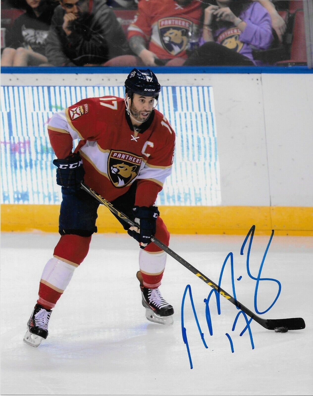 Autographed Derek MacKenzie Florida Panthers 8x10 Photo #2 Original