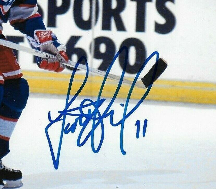 Autographed Winnipeg Jets Scott Arniel 8x10 Photo Original