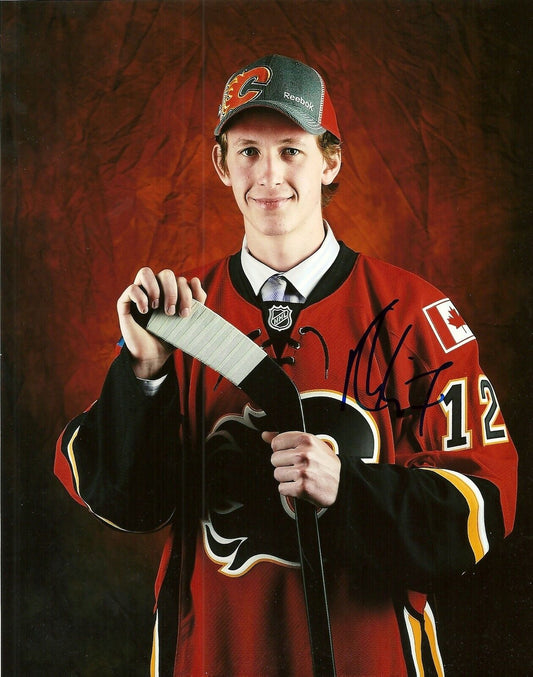 Autographed Ryan Culkin Calgary Flames 8x10 Photo Original