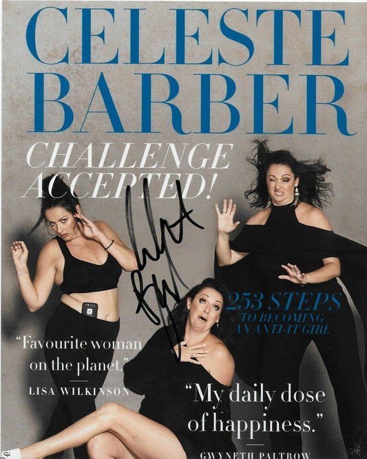 Autographed Comedian Celeste Barber signed 8x10