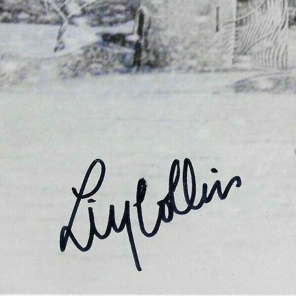 Miroir autographié 8x10 signé par l'actrice Lily Collins