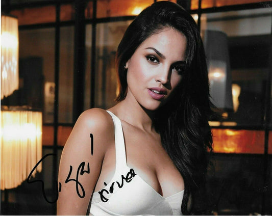 Photo autographiée 8x10 de l'actrice et chanteuse Eiza Gonzalez n°5 originale