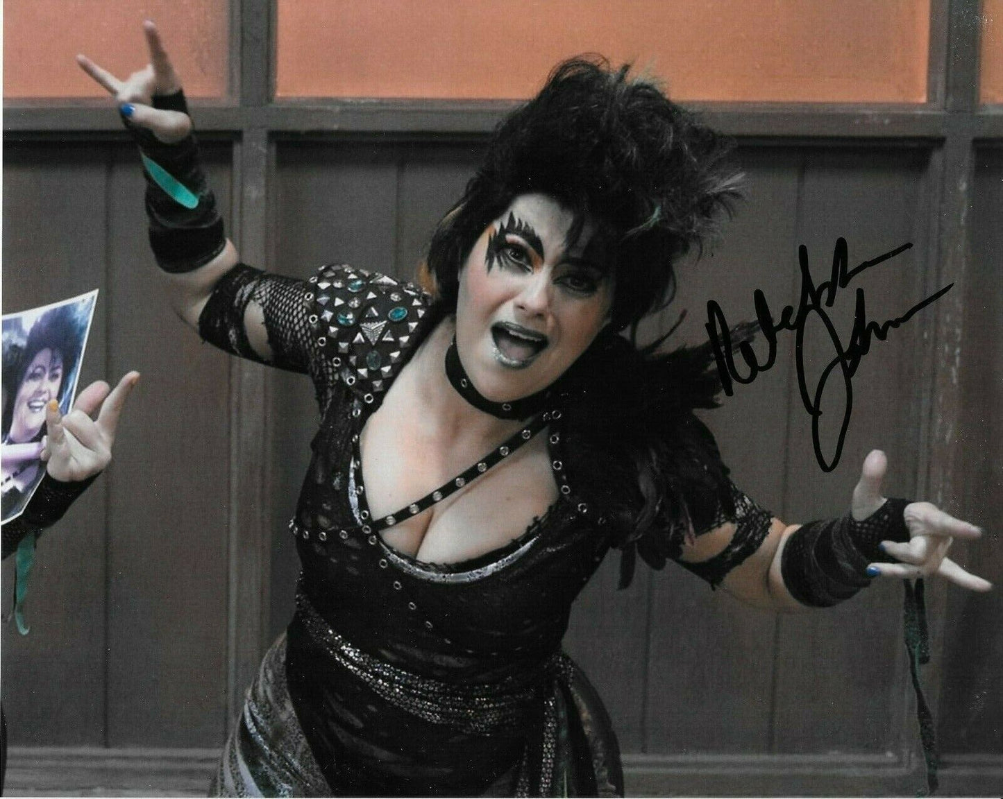 Autographed Actress Rebekka Johnson signed 8x10 Glow