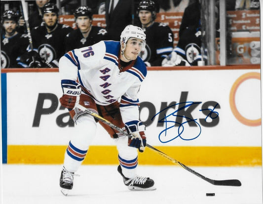 Autographed New York Rangers Brady Skjei 8x10 Photo Original
