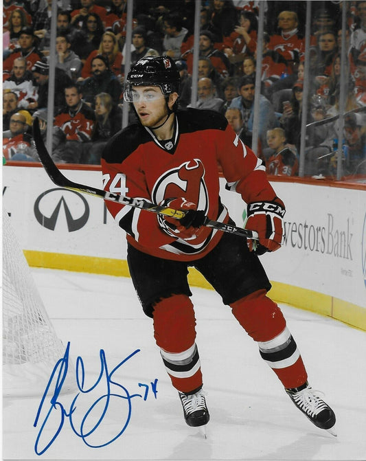 Autographed New Jersey Devils Blake Speers 8x10 Photo Original