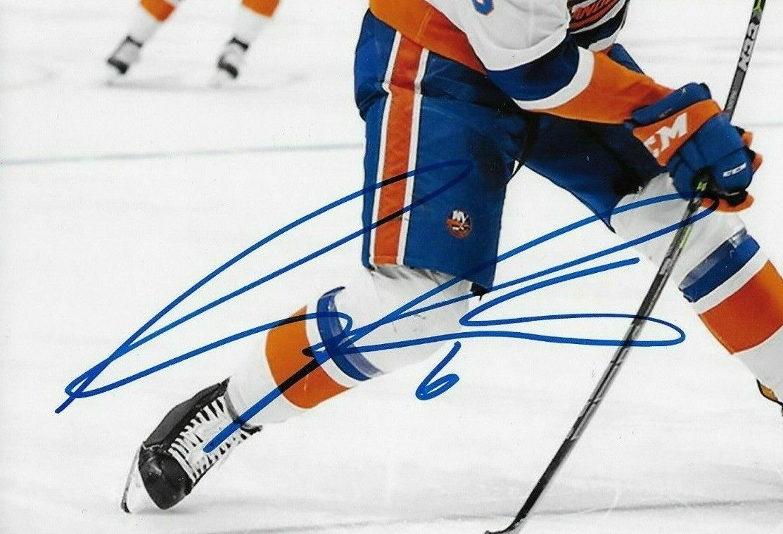 Autographed New York Islanders Ryan Pulock 8x10 Photo Original