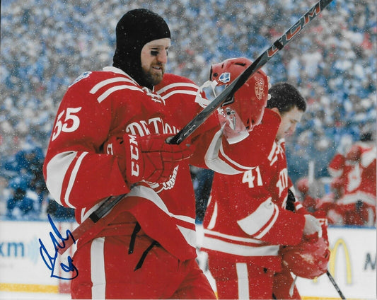 Photo autographiée de Niklas Kronwall des Red Wings de Detroit 8x10