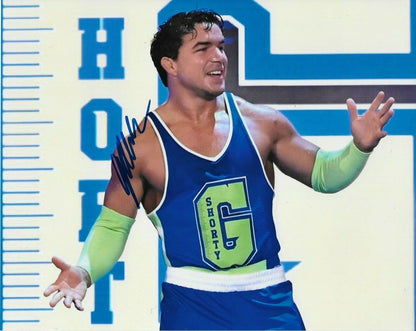Photo autographiée de Shorty G signée WWE 8x10 par Chad Gable 2