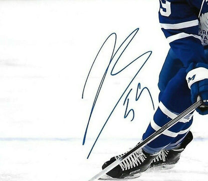 Photo autographiée de Jeremy Bracco des Maple Leafs de Toronto, format 8 x 10, AHL Marlies Original