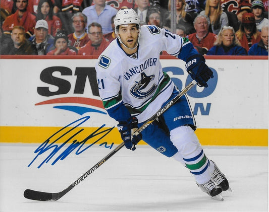 Autographed Vancouver Canucks Brandon Sutter 8x10 Photo Original