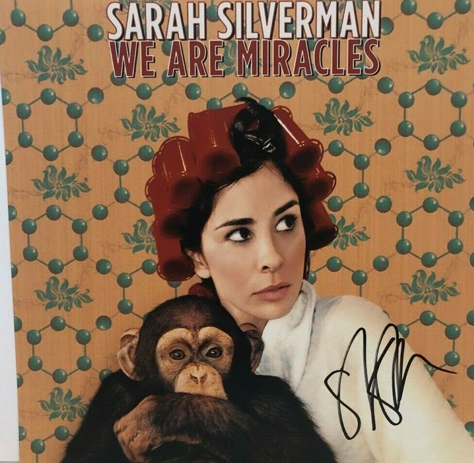 Autographed Sarah Silverman signed We Are Miracles 12x12 Photo Album cover