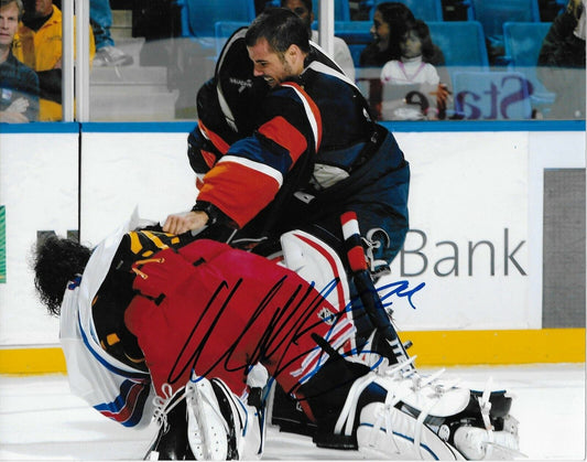 Autographed New York Islanders Goalie Rick Dipietro 8x10 Photo Original