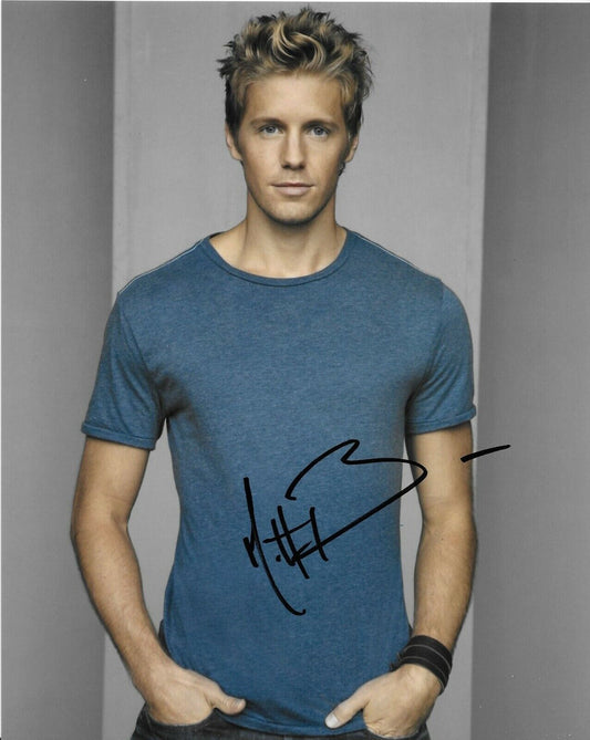 Photo autographiée de Matt Barr 8x10 Hellcats Sleepy Hallow Blood &amp; Treasure