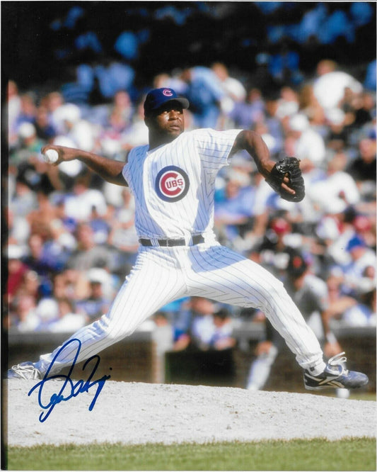 Autographed Chicago Cubs Mel Rojas  8x10 Photo Original