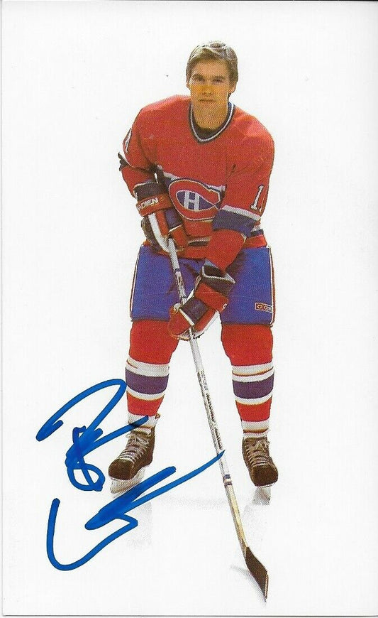 Autographed Ryan Walter Montreal Canadiens Postcard Original