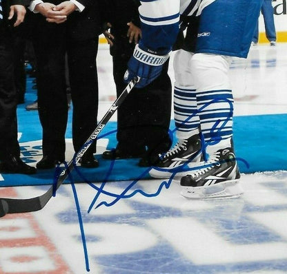 Auto. Buffalo Sabres Craig Rivet Toronto Maple Leafs Tomas Kaberle 8x10 Photo