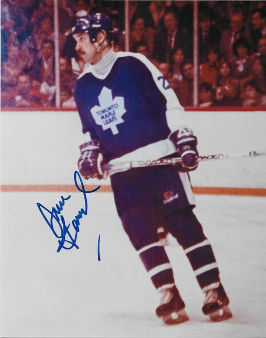 Autographed Toronto Maple Leafs Dave Farish 8x10 Photo Original