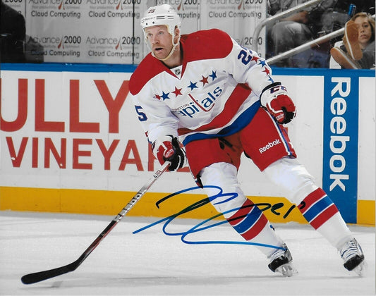Autographed Washington Capitals Jason Chimera 8x10 Photo Original